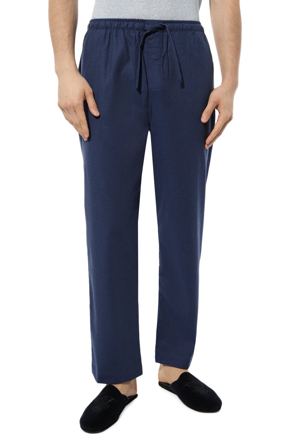 Хлопковые домашние брюки DEREK ROSE, арт. 3564-BALM003, фото 3