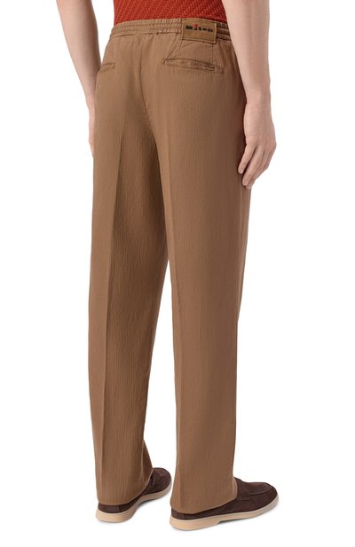 Брюки изо льна и хлопка KITON, арт. UP1LACRK0612H, фото 4