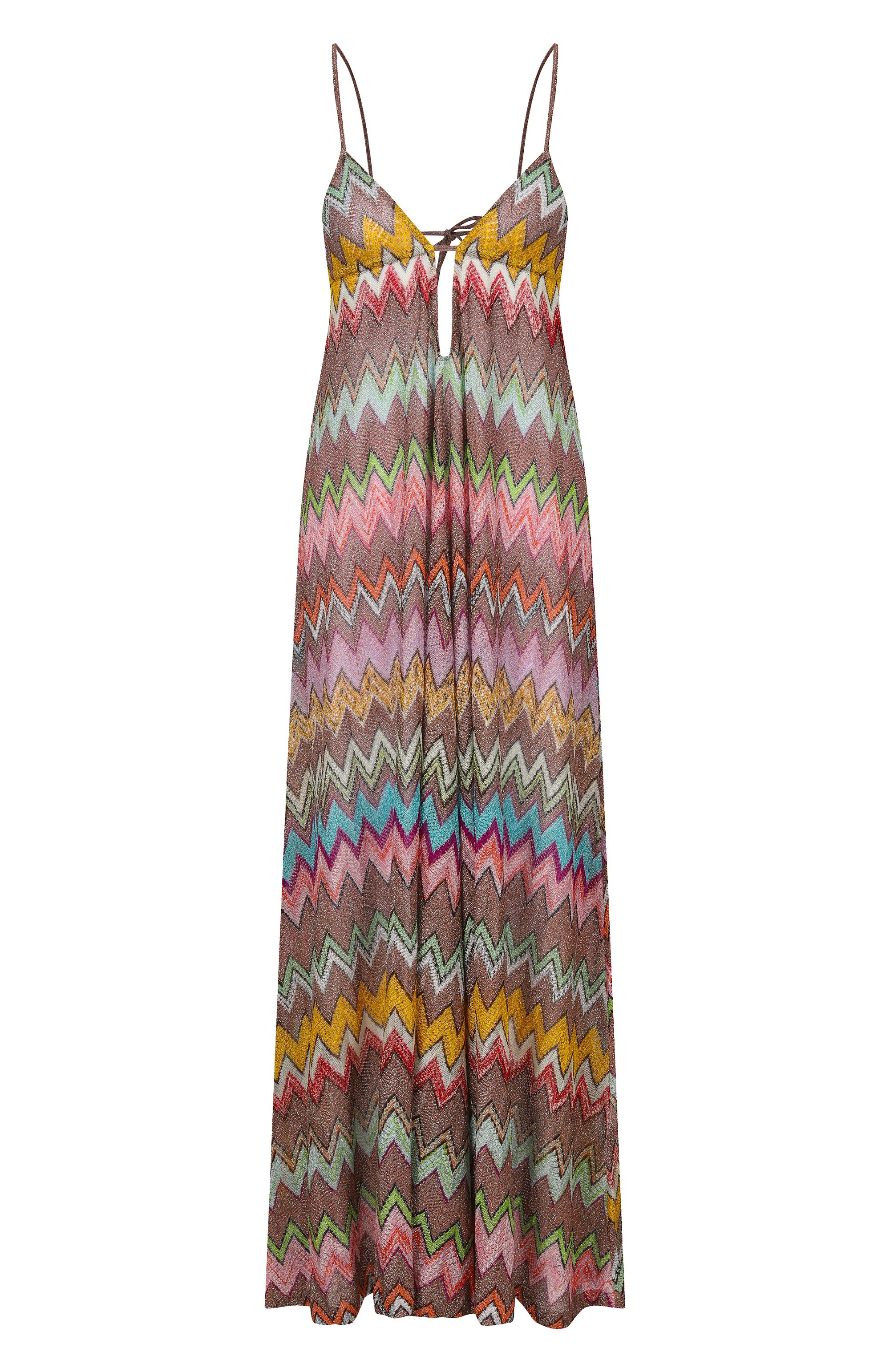 Платье из вискозы MISSONI разноцветного цвета по цене 141500 руб., арт. MS26SQ1V/BR014K, фото 1 Платье из вискозы MISSONI, арт. MS26SQ1V/BR014K, фото 1