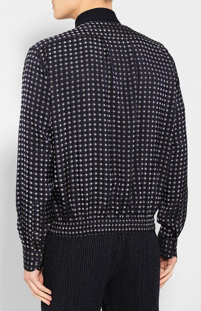 Рубашка GIORGIO ARMANI темно-синего цвета по цене 199500 руб., арт. 8WGCCZ1R/TZ394, фото 4 Рубашка GIORGIO ARMANI, арт. 8WGCCZ1R/TZ394, фото 4