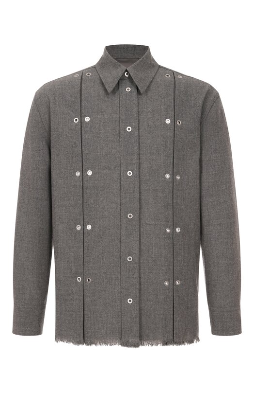 Шерстяная рубашка Jil Sander J21DL0250/J41557 Серый J21DL0250/J41557