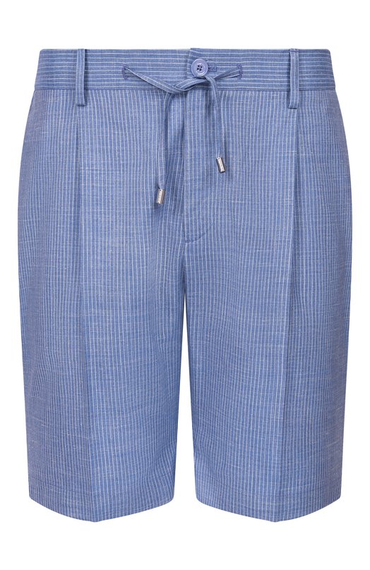 Шорты из шерсти и шелка Stefano Ricci M1T6100301/WKL09U Голубой M1T6100301/WKL09U