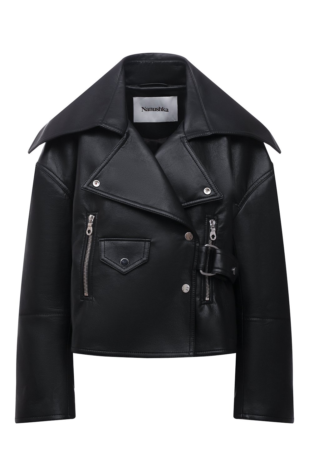 Куртка NANUSHKA черного цвета по цене 113000 руб., арт. NW21PF0W00199, фото 1 Куртка NANUSHKA, арт. NW21PF0W00199, фото 1