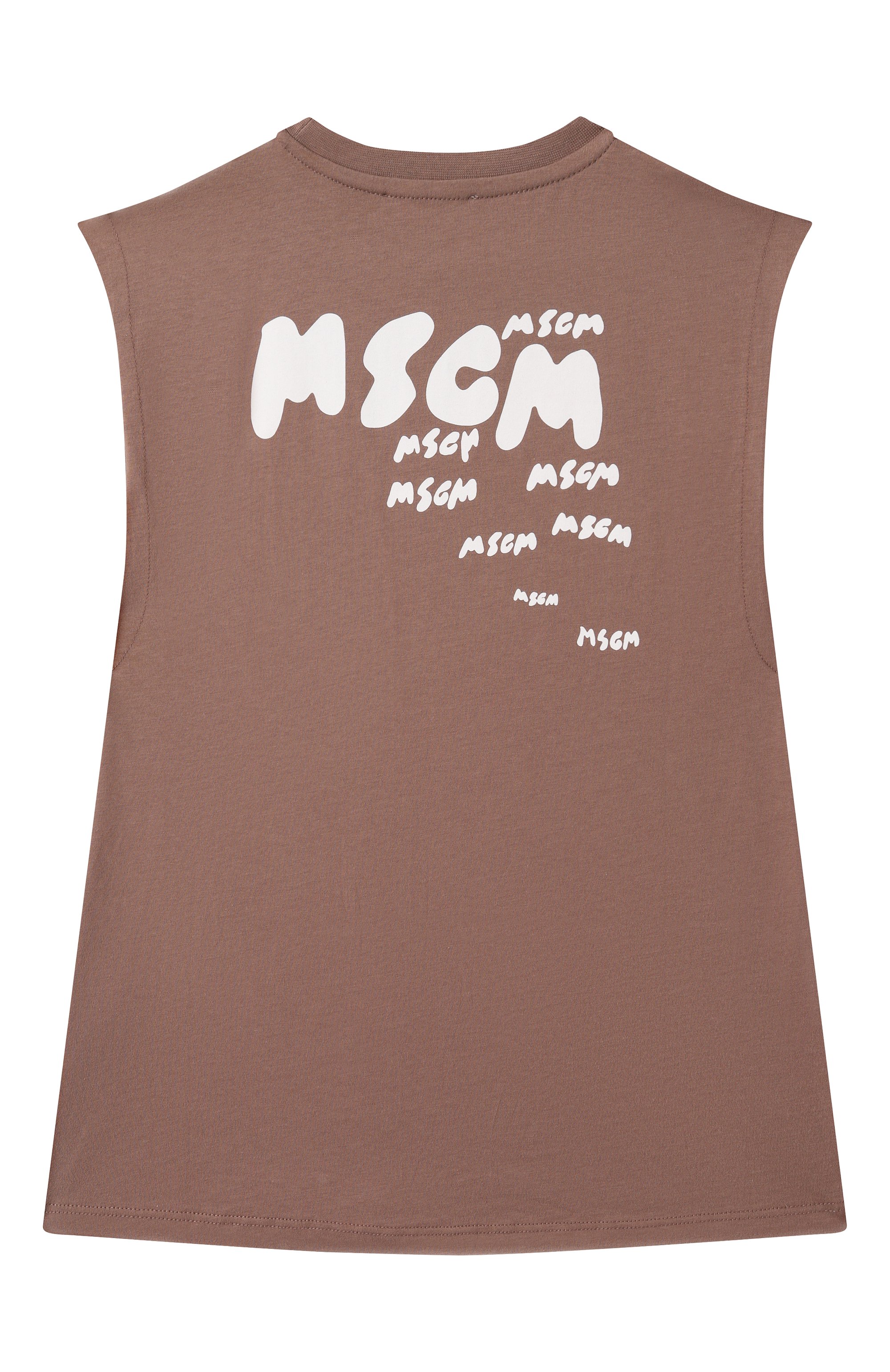 Хлопковая майка MSGM KIDS, арт. S5MSJBTH007, фото 2