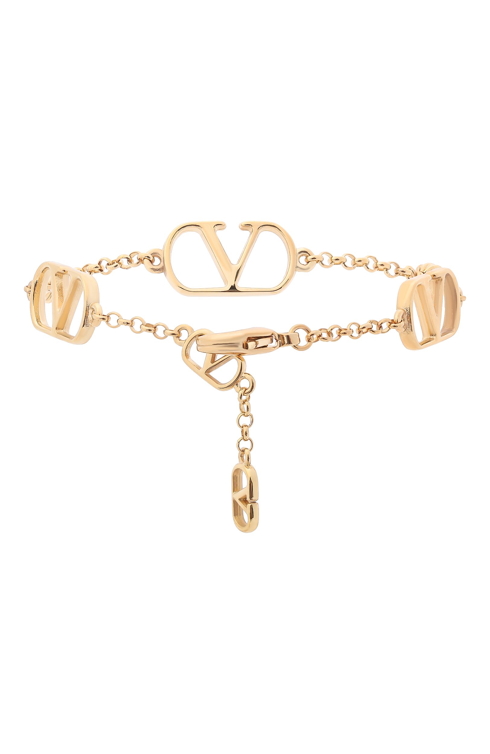 Браслет VALENTINO золотого цвета по цене 55850 руб., арт. 9W2J0X83/MET, фото 3 Браслет VALENTINO, арт. 9W2J0X83/MET, фото 3