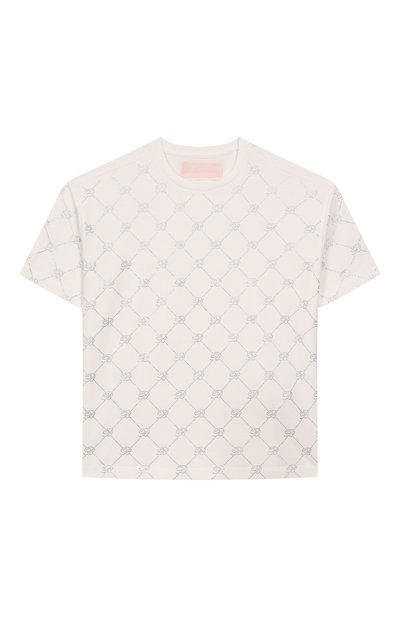 Хлопковая футболка BLUMARINE, арт. BFTS007.0.JF056/14A-16A