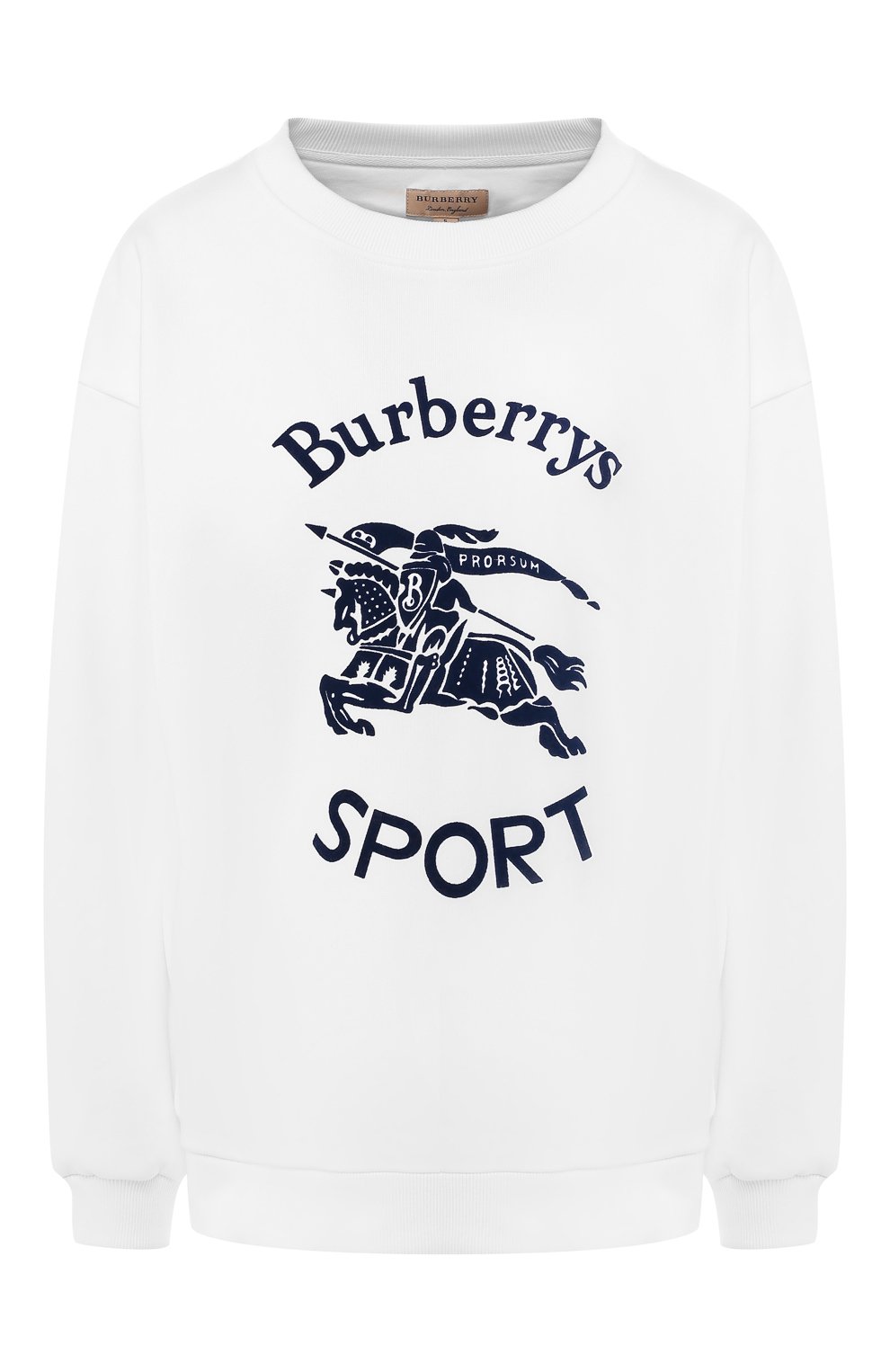 Хлопковый свитш от BURBERRY, арт. 8004802, фото 1