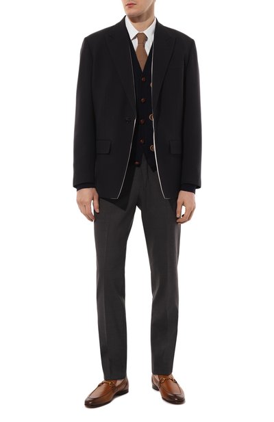 Кожаные лоферы jordaan GUCCI, арт. 406994 BLM00, фото 2