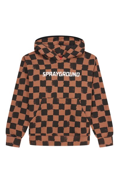 Хлопковое худи SPRAYGROUND, арт. SPY1356G/HEAD SHARK H00DIE
