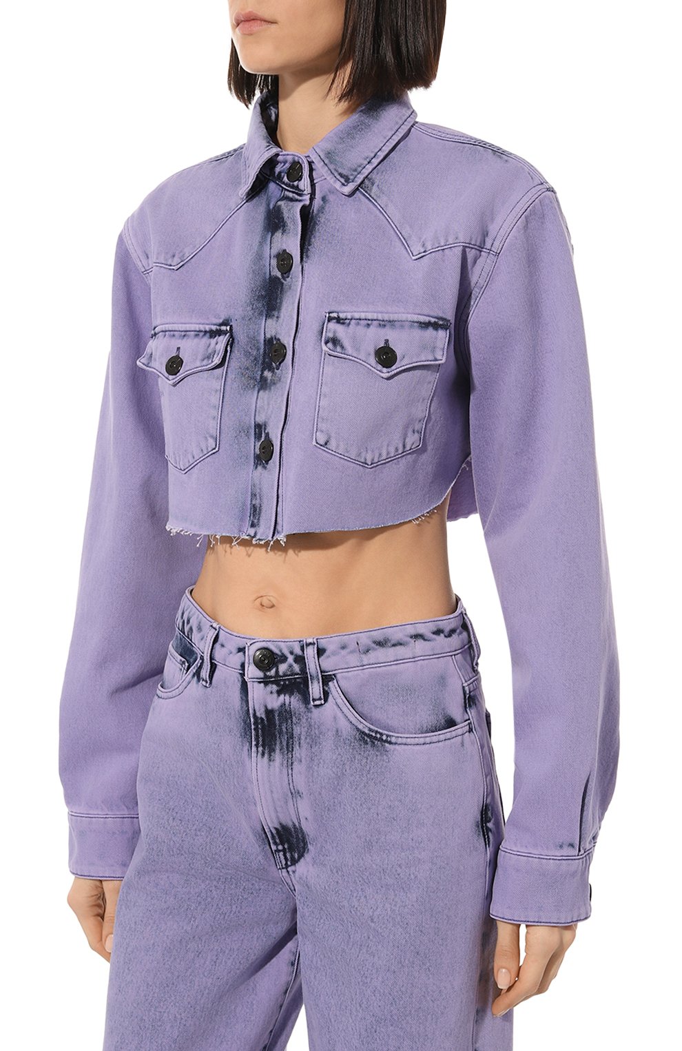 Джинсовая куртка 3X1, арт. 31-W03E64-DR1128/RAND0M BLEACH LAVENDER, фото 3