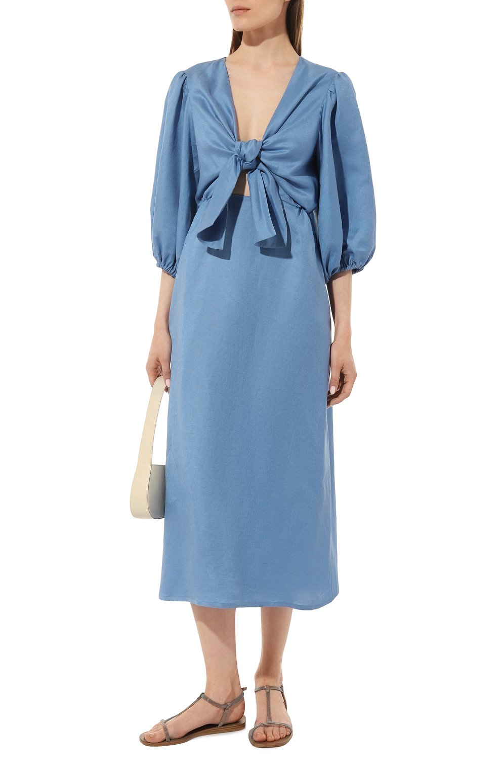 Платье изо льна и вискозы OLOLOL, арт. OLD169/9122.905/S23, фото 2