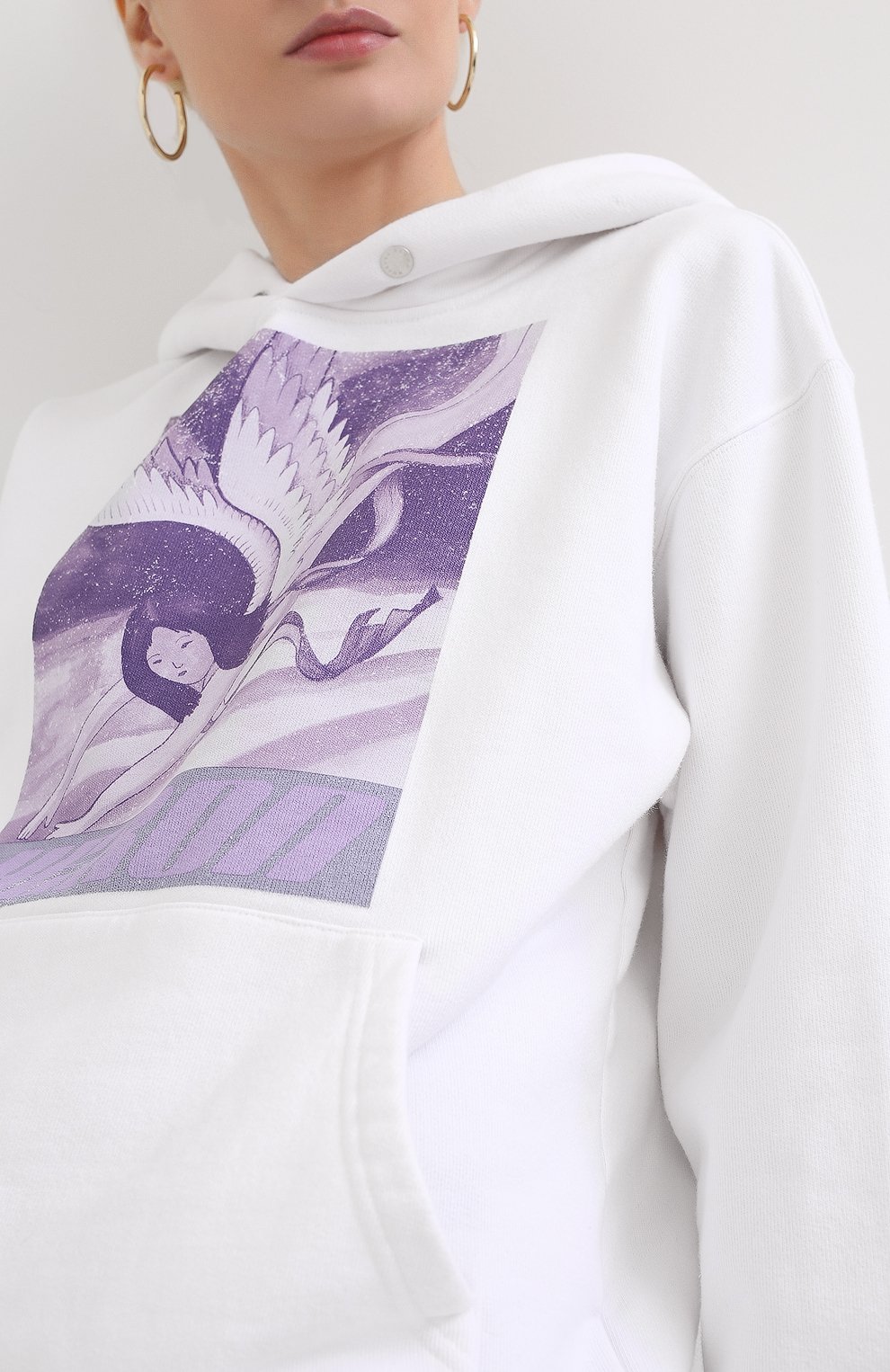 Хлопковое худи HERON PRESTON, арт. HWBB015E20JER0010136, фото 3