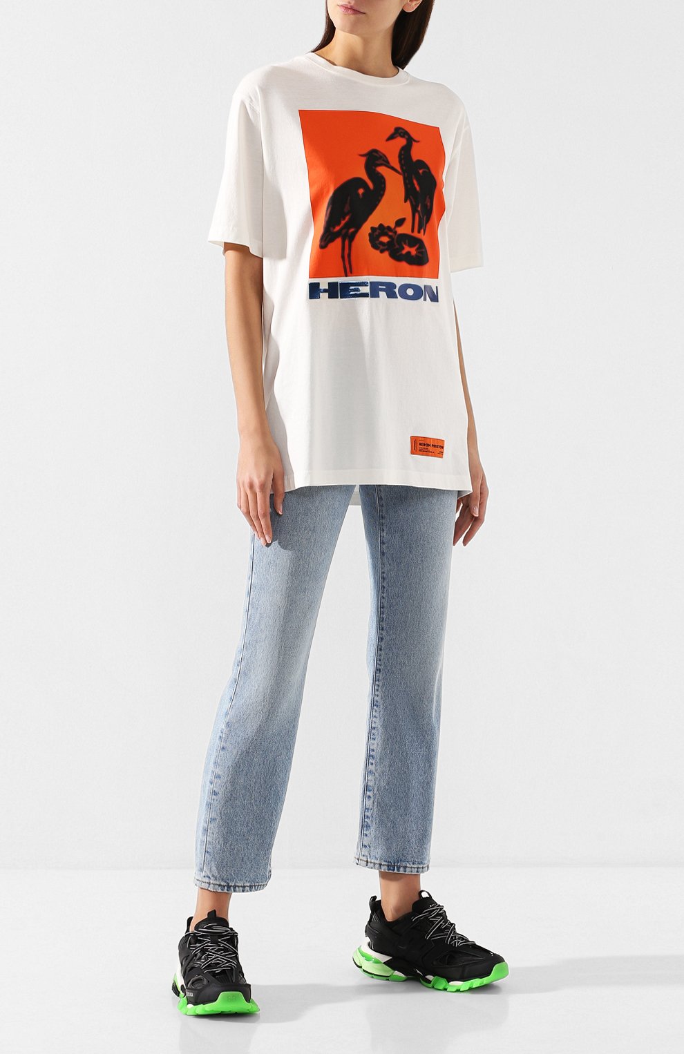 Хлопковая футболка HERON PRESTON, арт. HWAA001E197600010288, фото 2