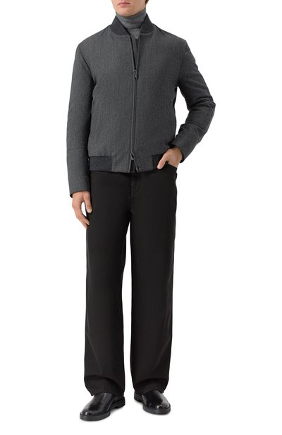 Бомбер из шерсти и хлопка CORNELIANI, арт. 26L512-2618331, фото 2