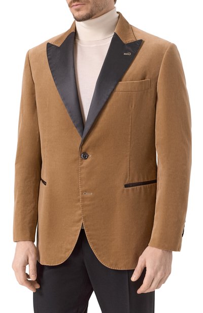 Бархатный смокинг BRUNELLO CUCINELLI, арт. ML479GS03, фото 5