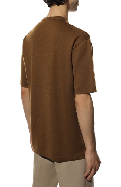 Футболка из шелка и кашемира ZEGNA, арт. UZH9G/C11, фото 4