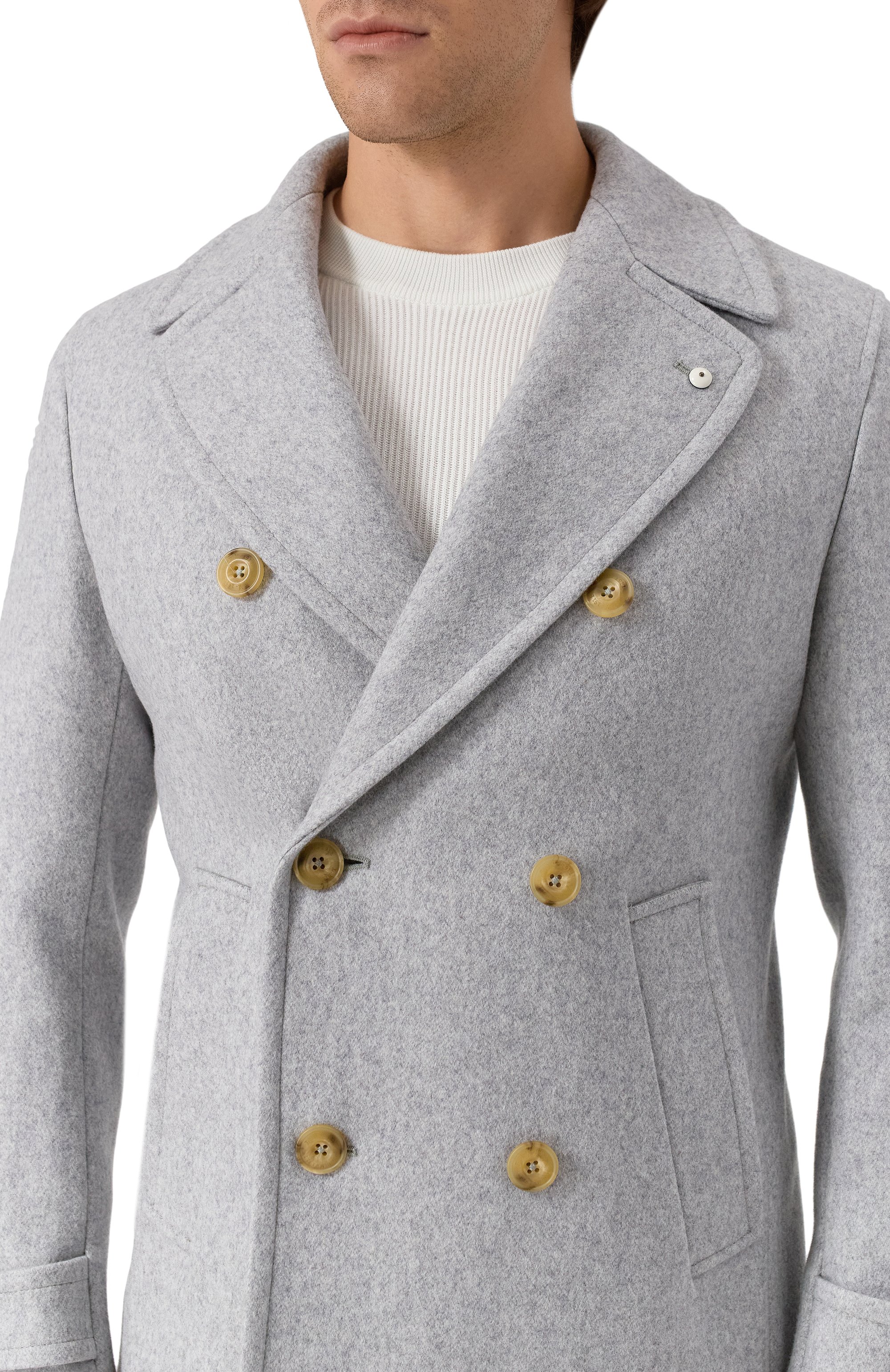 Бушлат из шерсти и кашемира L.B.M. 1911, арт. 9324/57516, фото 5