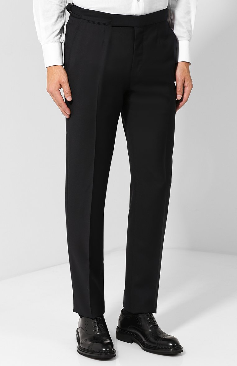 Брюки из шерсти и шелка ZEGNA, арт. 412F05/75F812, фото 3