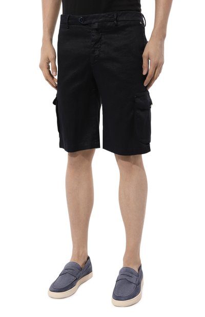 Шорты изо льна и хлопка KITON, арт. UFPPBK0604D, фото 3