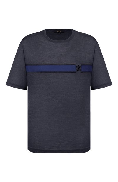 Мужская шелковая футболка ZILLI, арт. TSR02AM0608VZLE01