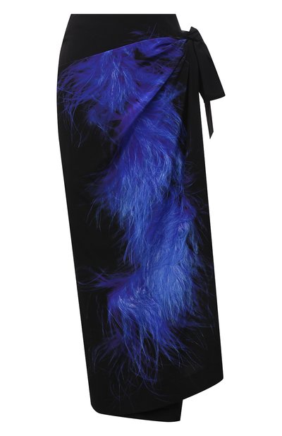 Женская шелковая юбка DRIES VAN NOTEN, арт. 212-010817-3142