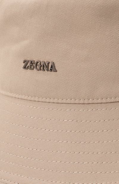 Панама из хлопка и шерсти ZEGNA светло-бежевого цвета по цене 63550 руб., арт. Z7I02HA7/B7B, фото 4 Панама из хлопка и шерсти ZEGNA, арт. Z7I02HA7/B7B, фото 4