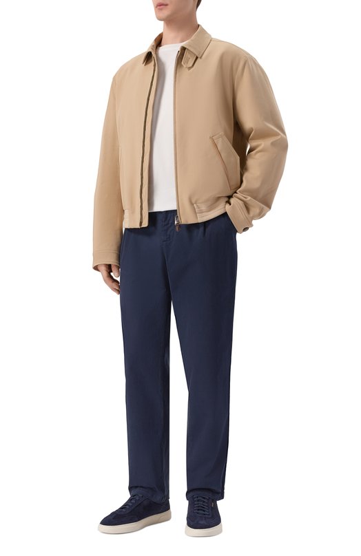 Замшевые кеды Kieran BOSS 50554611 Синий  50554611 Фото 2