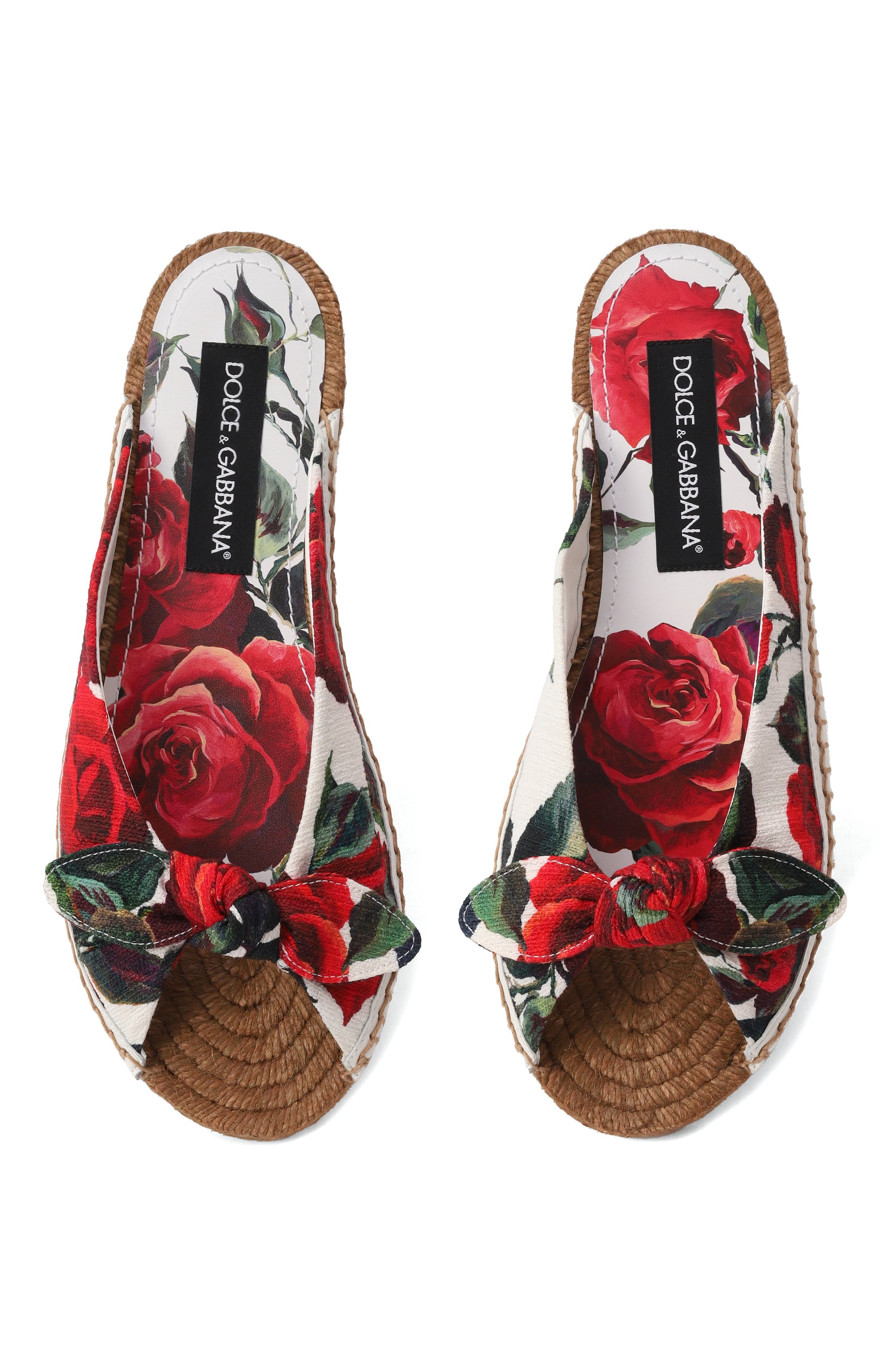 Текстильные шлепанцы DOLCE & GABBANA, арт. CE0149/A6514, фото 6