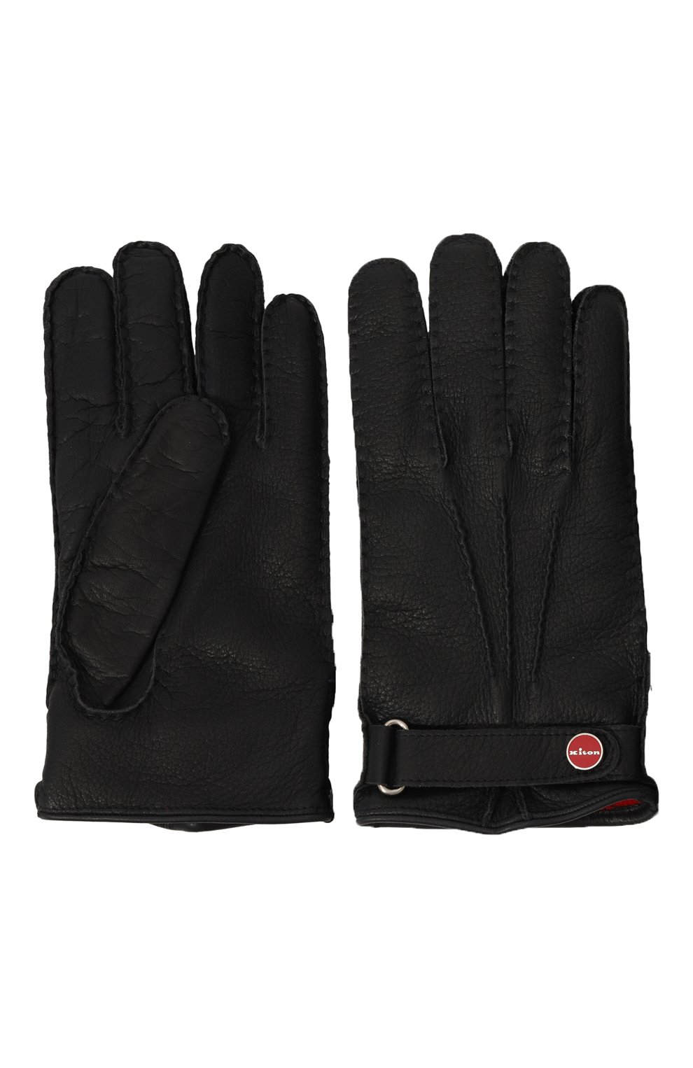 Кожаные перчатки KITON, арт. UGU023K0257F10, фото 2