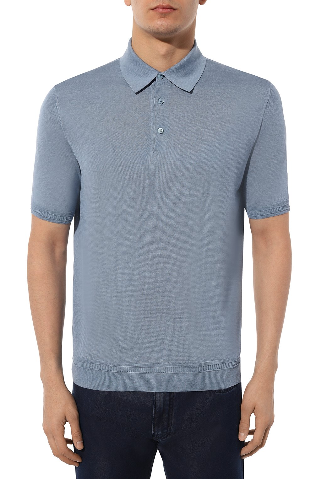 Шелковое поло STEFANO RICCI, арт. K616215P13/F24101, фото 3