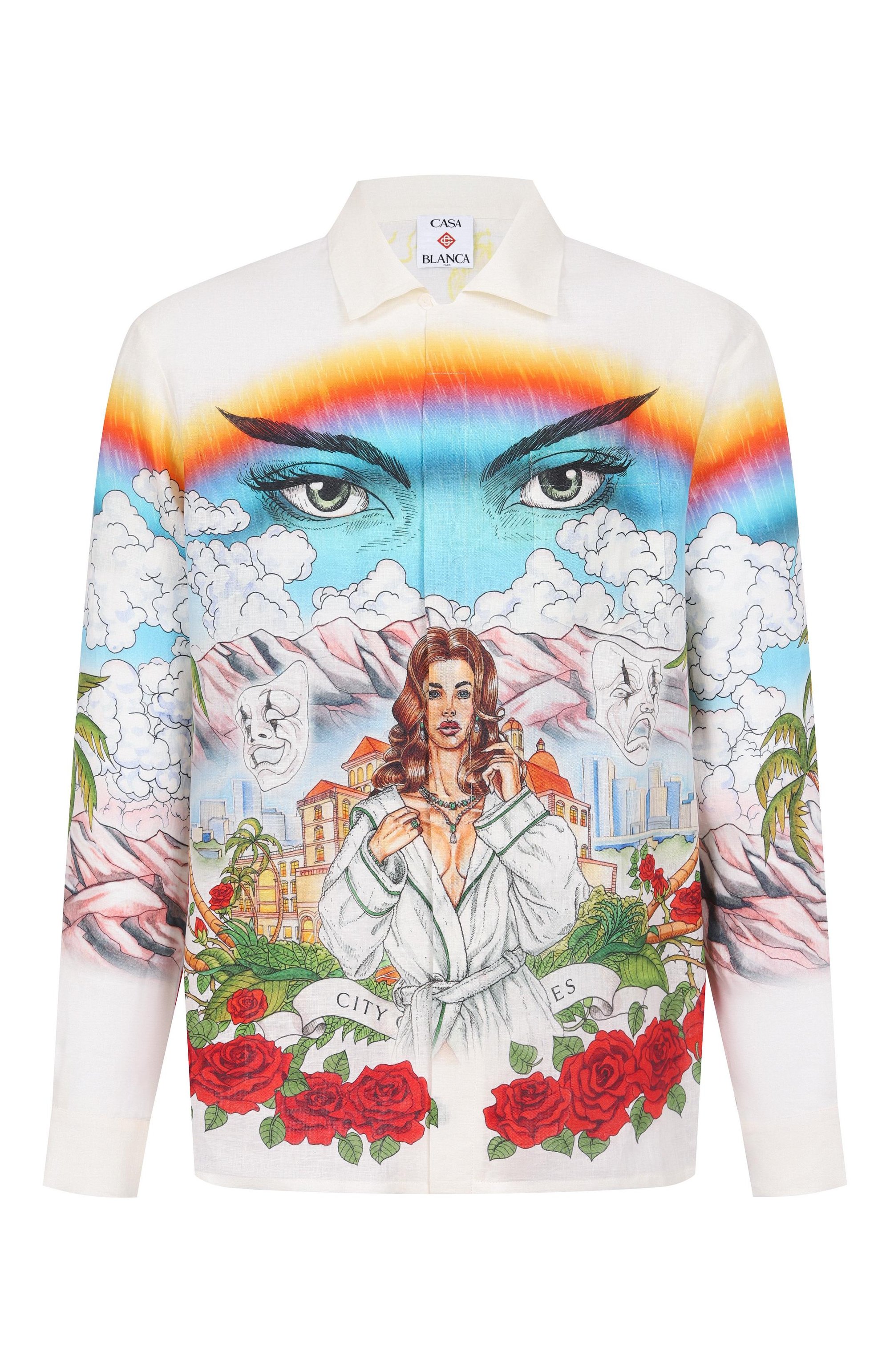 Льняная рубашка CASABLANCA, арт. U-MS25-SH-006-04, фото 1