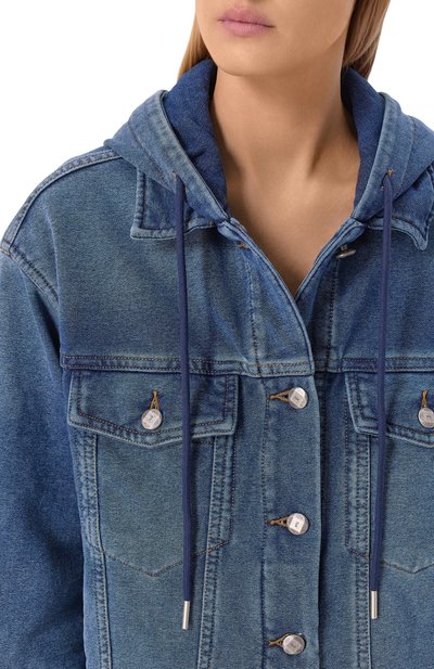 Джинсовая куртка sketch 01 495 DENIM синего цвета по цене 25000 руб., арт. 49526/ZHUS11B, фото 5 Джинсовая куртка sketch 01 495 DENIM, арт. 49526/ZHUS11B, фото 5