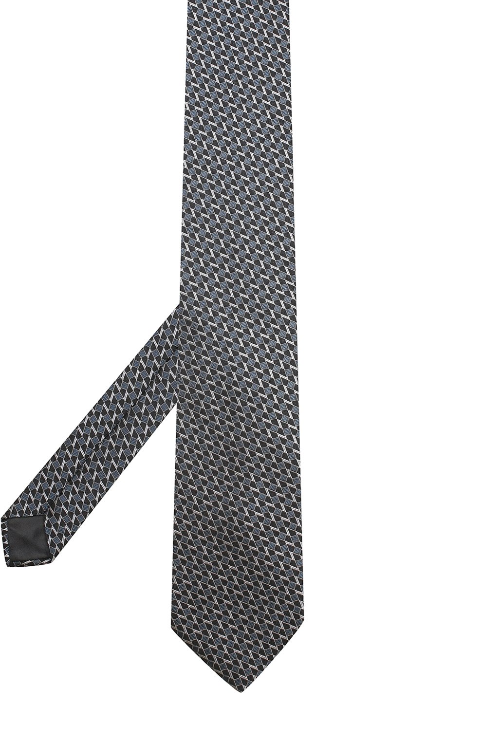Шелковый галстук с узором LANVIN, арт. 2100/TIE, фото 2