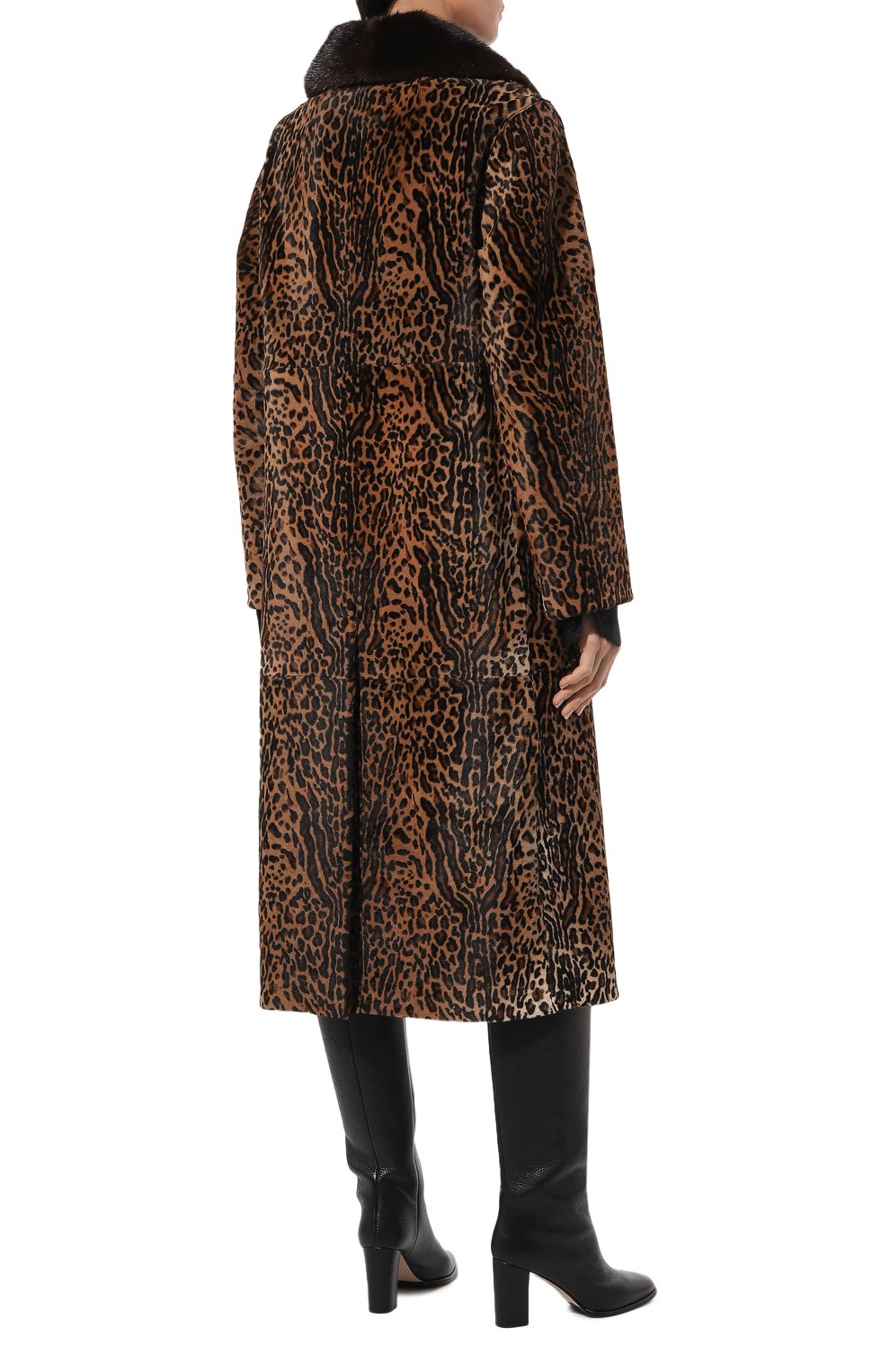 Пальто из меха кенгуру COLOR TEMPERATURE, арт. Кен,Н-10/540, фото 4