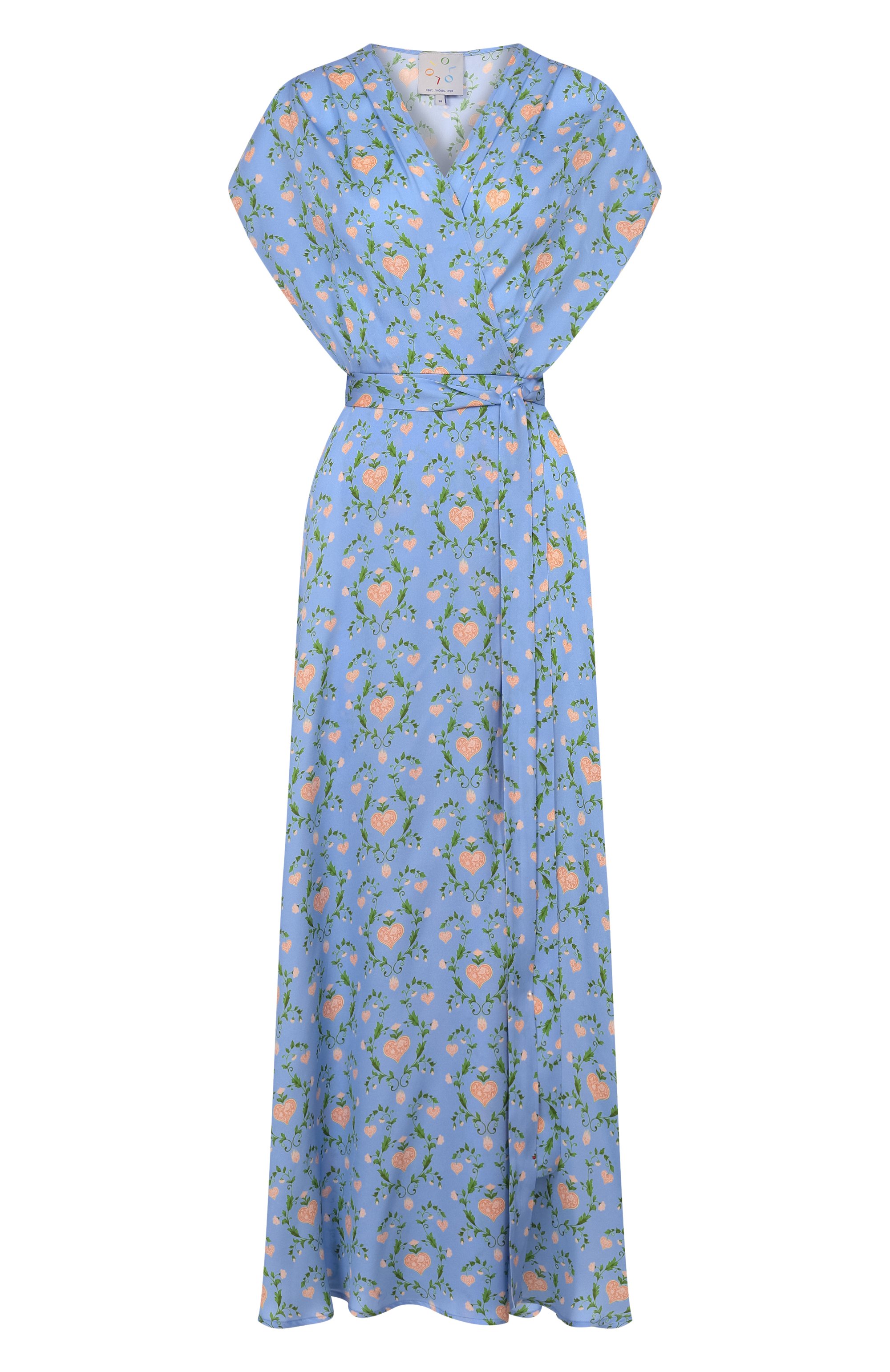 Шелковое платье OLOLOL, арт. OLDE160/1010.HEARTS423, фото 1