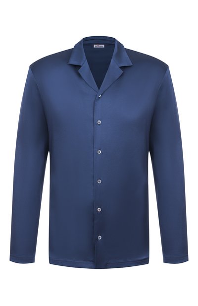 Мужская шелковая сорочка KITON, арт. UNWM010K0749D