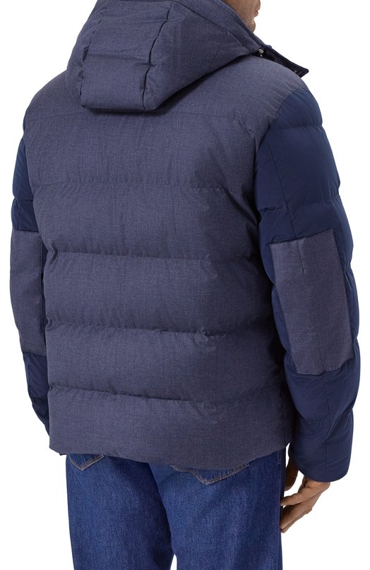 Шерстяной пуховик Paul&Shark 15312712/3XL-6XL Синий  15312712/3XL-6XL Фото 4