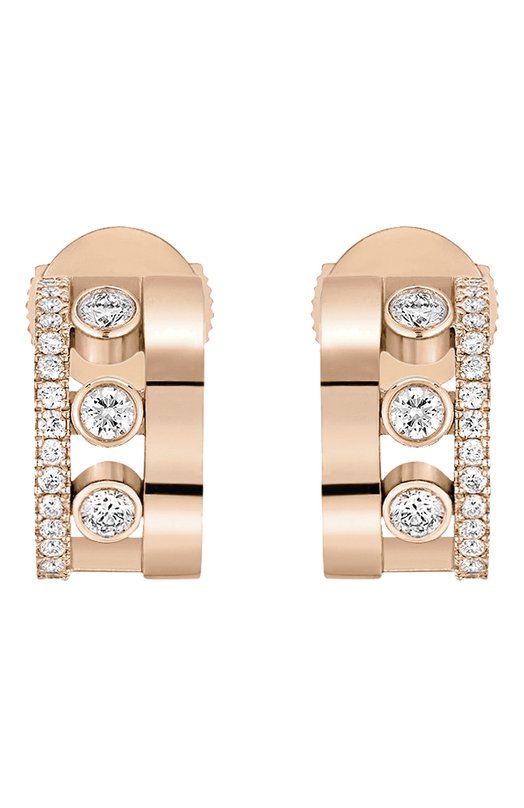 Серьги Messika 07178-PG Бесцветный 07178-PG