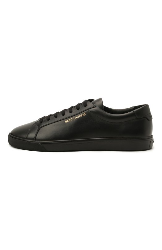 Кожаные кеды Andy Saint Laurent 606833/0ZS00 Чёрный  606833/0ZS00 Фото 3