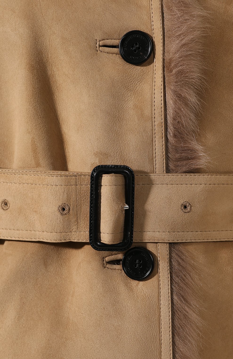 Дубленка с поясом BURBERRY, арт. 8003977, фото 5