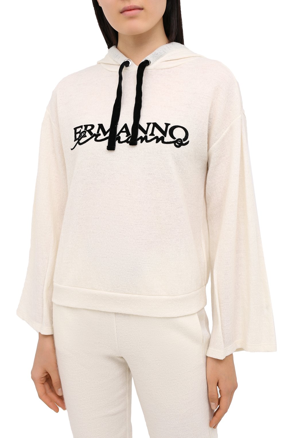 Шерстяное худи ERMANNO ERMANNO SCERVINO, арт. 47T FL08 PAS, фото 3