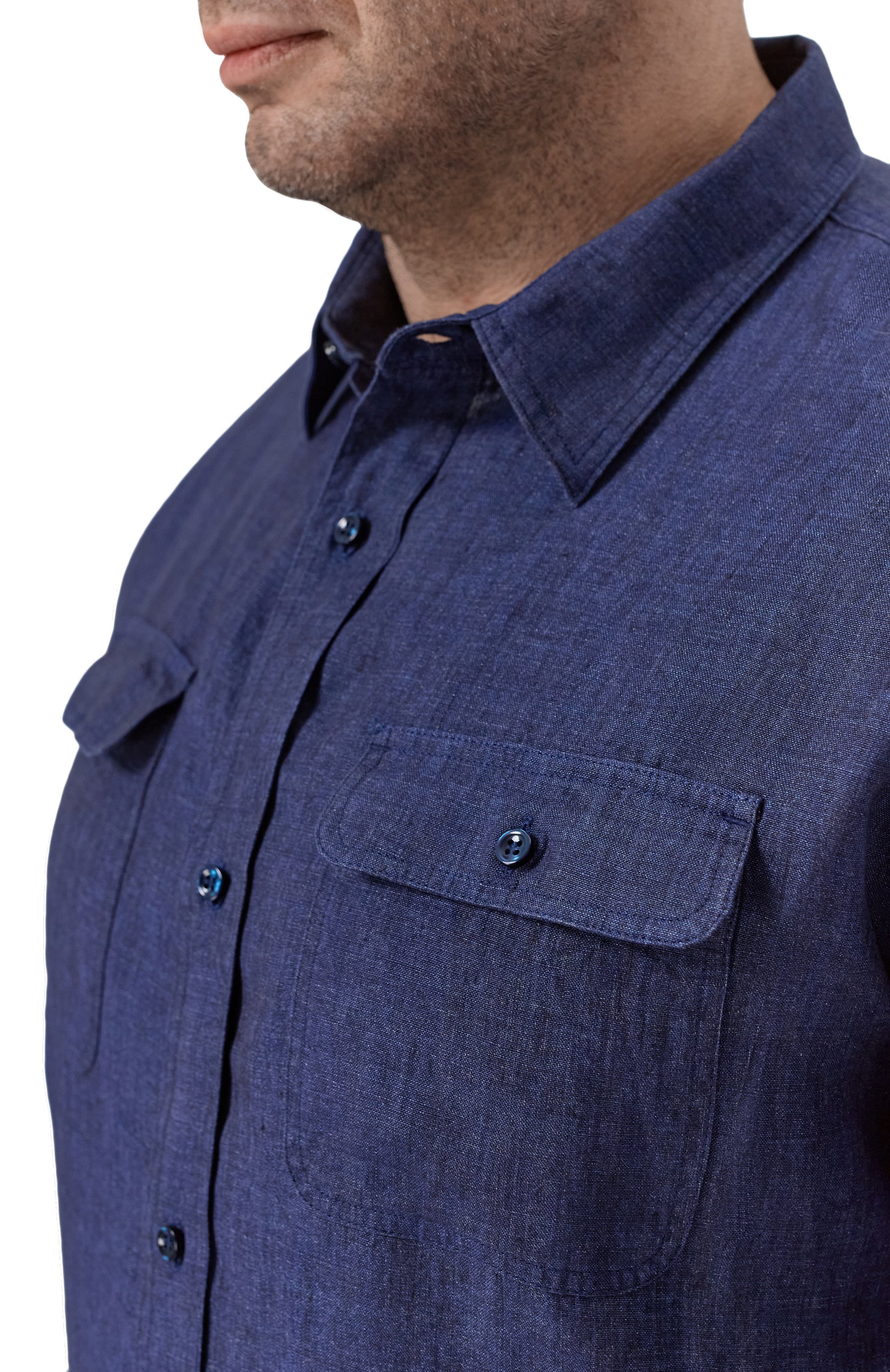 Льняная рубашка PAUL&SHARK, арт. 25413252_002, фото 5