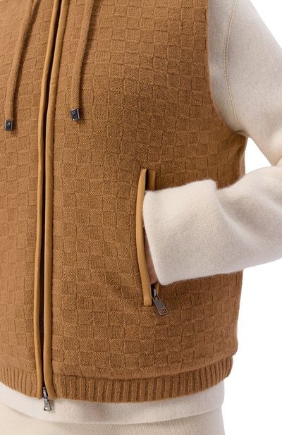 Шерстяной жилет BOGNER коричневого цвета по цене 72300 руб., арт. 36916090, фото 5 Шерстяной жилет BOGNER, арт. 36916090, фото 5