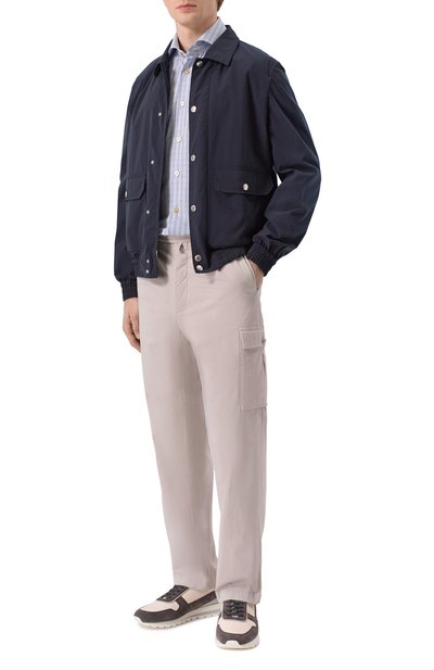 Хлопковая рубашка KITON, арт. UCCH0948219, фото 2