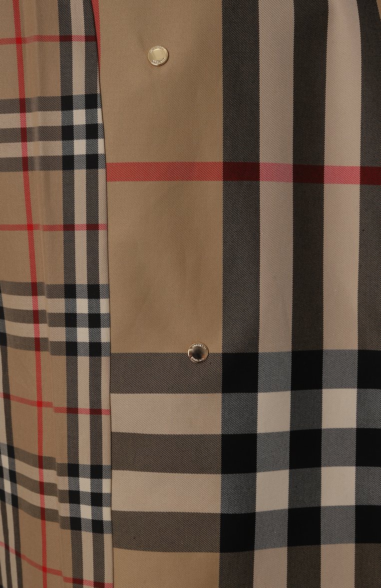 Женский хлопковый тренч BURBERRY черного цвета, арт. 8089811 | Фото 7 (Рукава: Длинные; Автоматизация ТО: Проставлено; Автоматизация состава: Проставлено; Материал внешний: Хлопок; Длина (верхняя одежда): До колена; Ма�териал подклада: Хлопок; Кросс-КТ: Куртка; Стили: Классический)