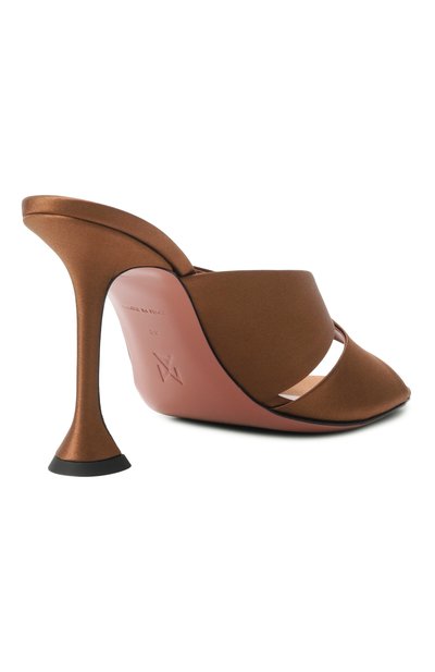 Текстильные мюли salma 95 AMINA MUADDI, арт. SALMA SLIPPER 95/SATIN, фото 5