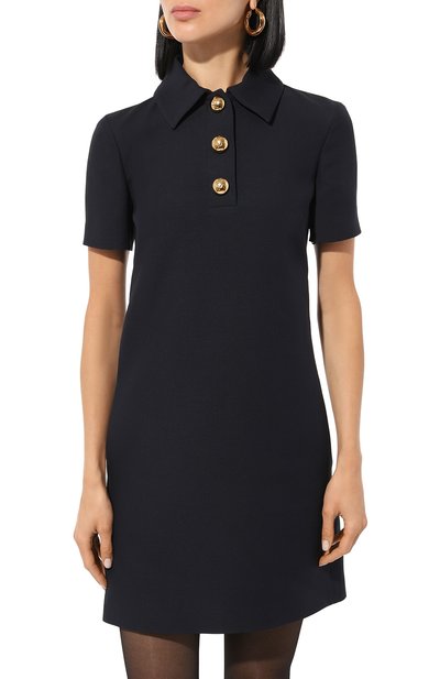 Платье из шерсти и шелка VALENTINO, арт. 5B3VA9451CF, фото 3