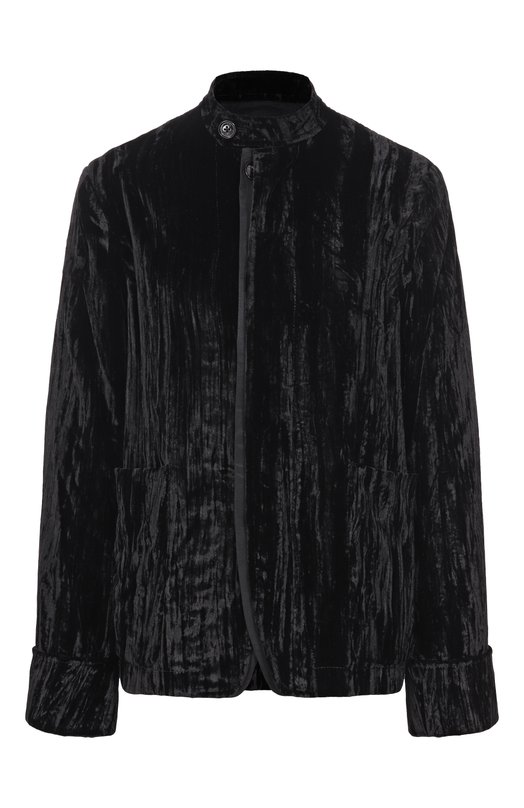 Бархатный жакет Ann Demeulemeester B0013765/FA710 Чёрный B0013765/FA710