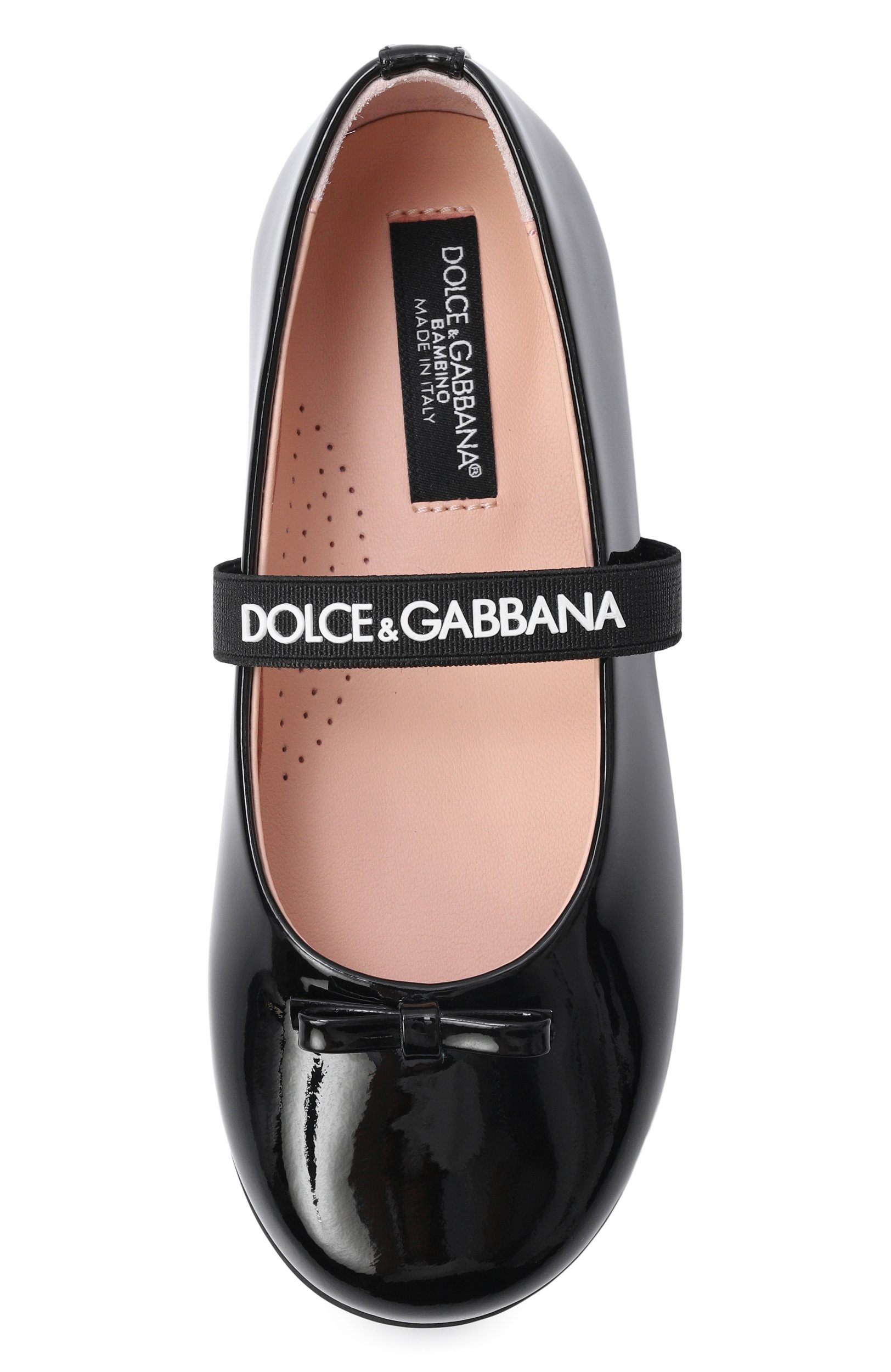 Кожаные балетки DOLCE & GABBANA, арт. D20093/A4831, фото 4