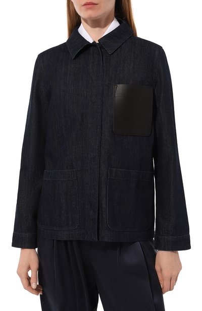 Джинсовая куртка YS ARMY PARIS темно-синего цвета по цене 123500 руб., арт. 24EFV02369B06W, фото 3 Джинсовая куртка YS ARMY PARIS, арт. 24EFV02369B06W, фото 3